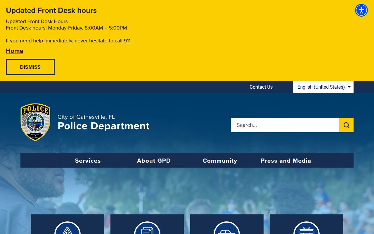 Gainesville City Police Home page