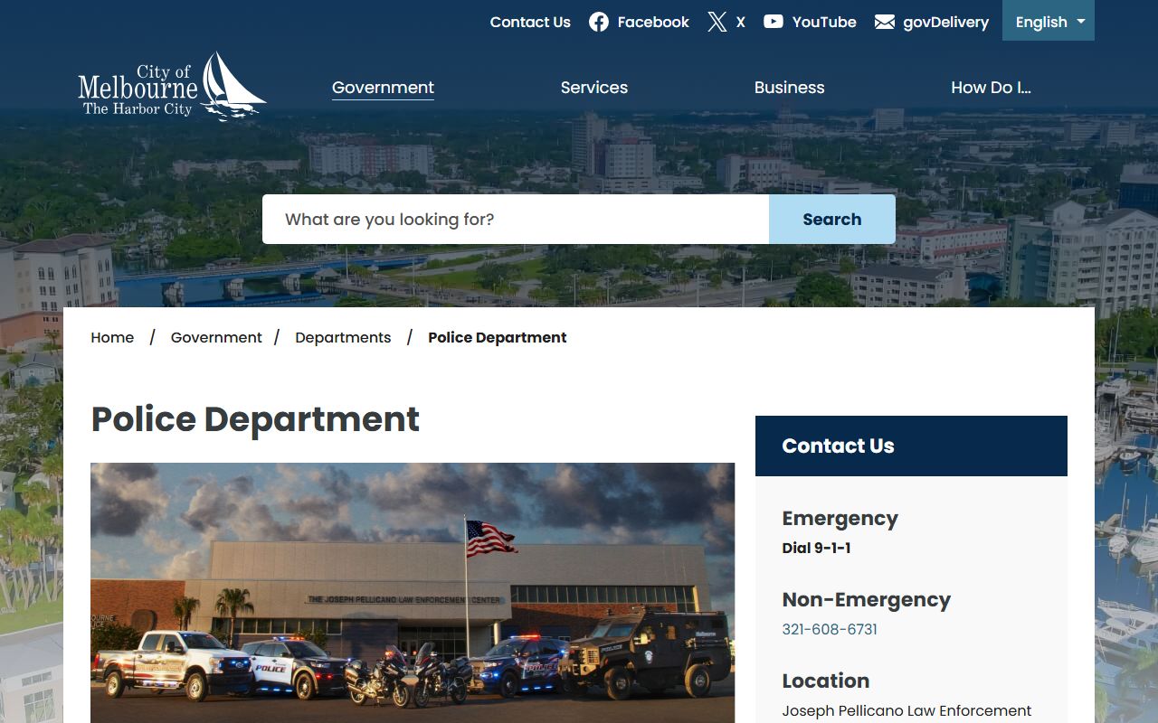 Melbourne City Police Home