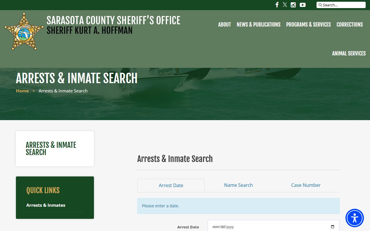 North Port Inmate Search - County level