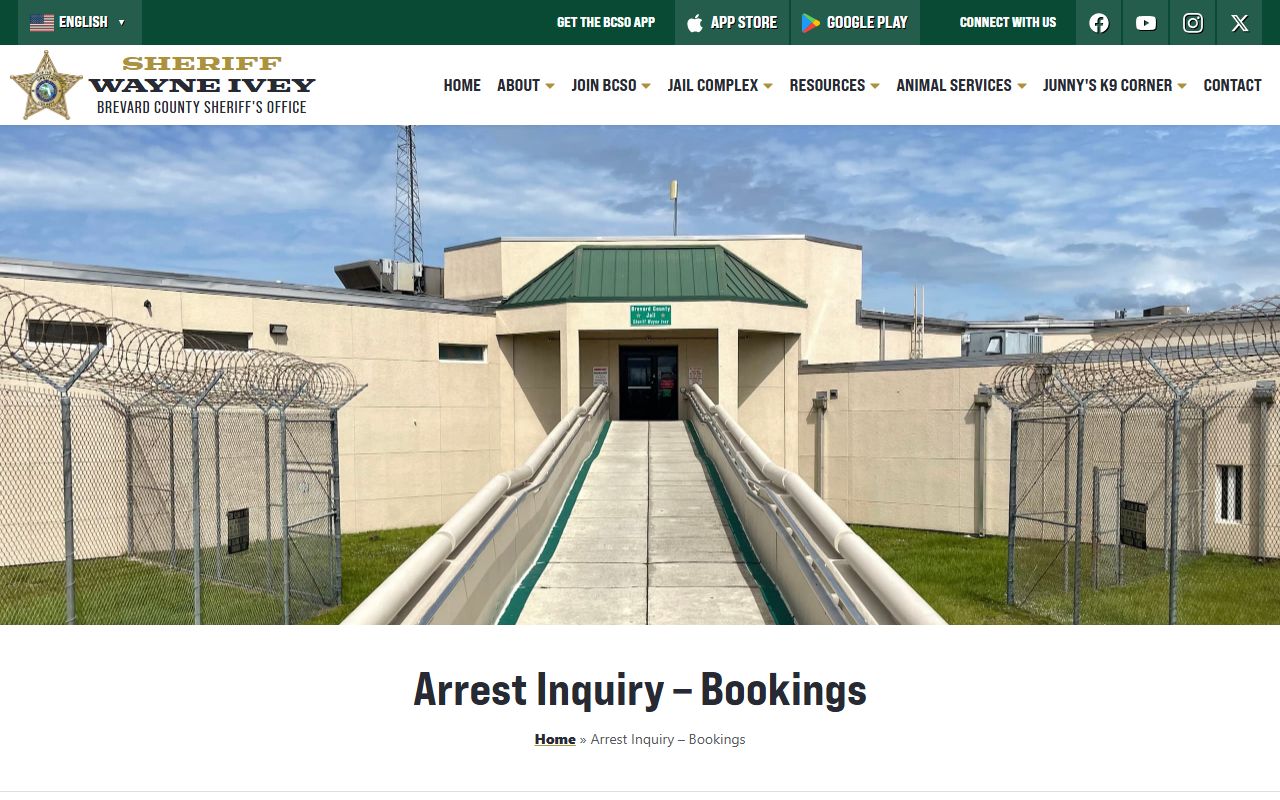 Palm Bay Inmate Search - County level