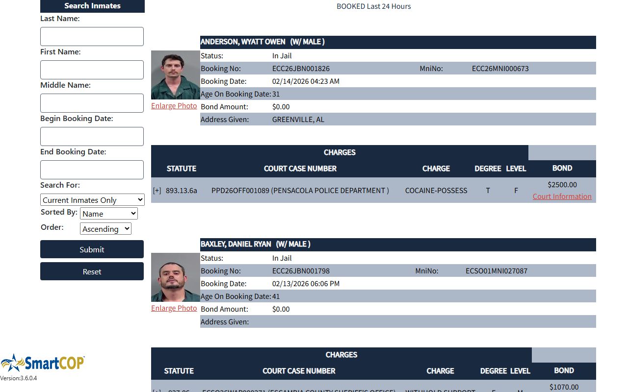 Escambia County JAIL View