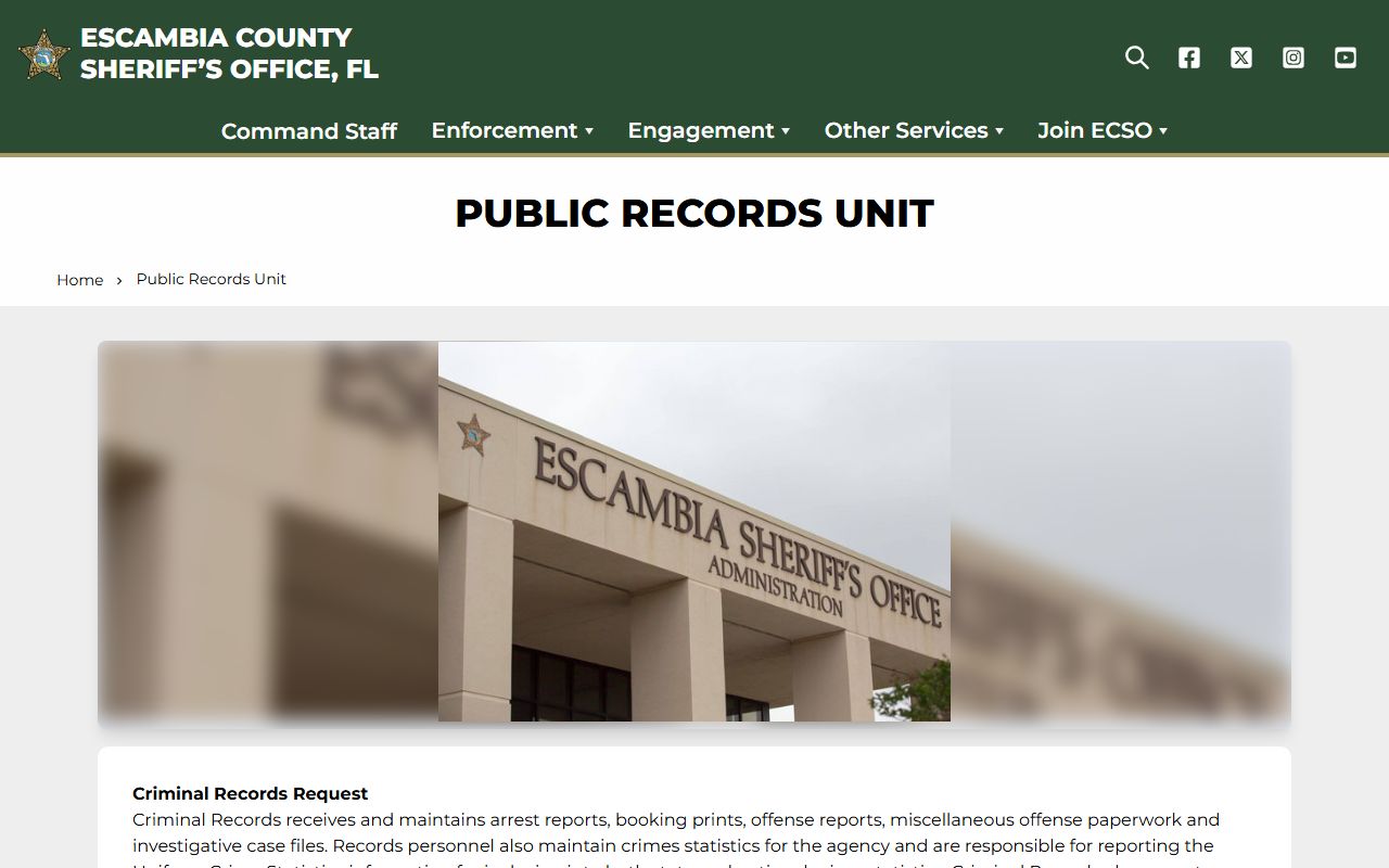 Escambia County Public Records