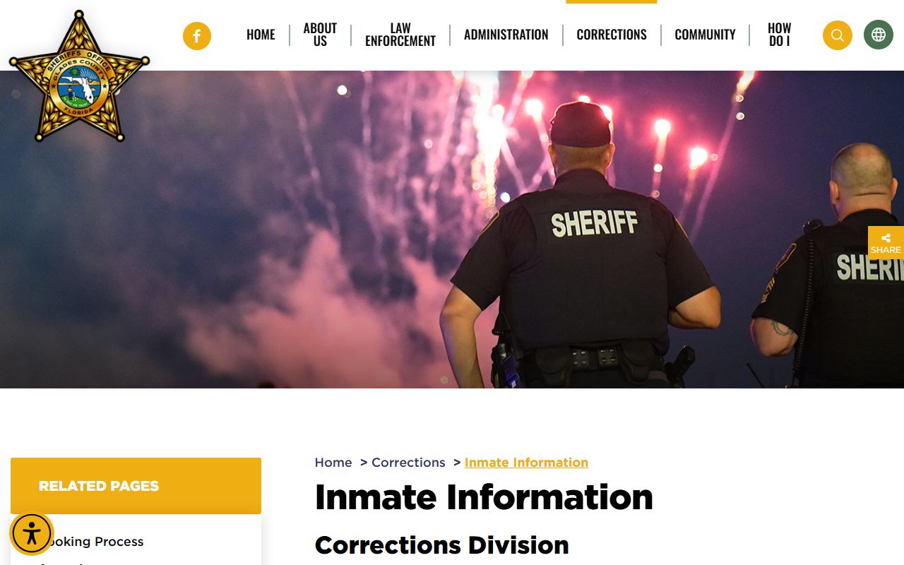 Glades County Inmate Info