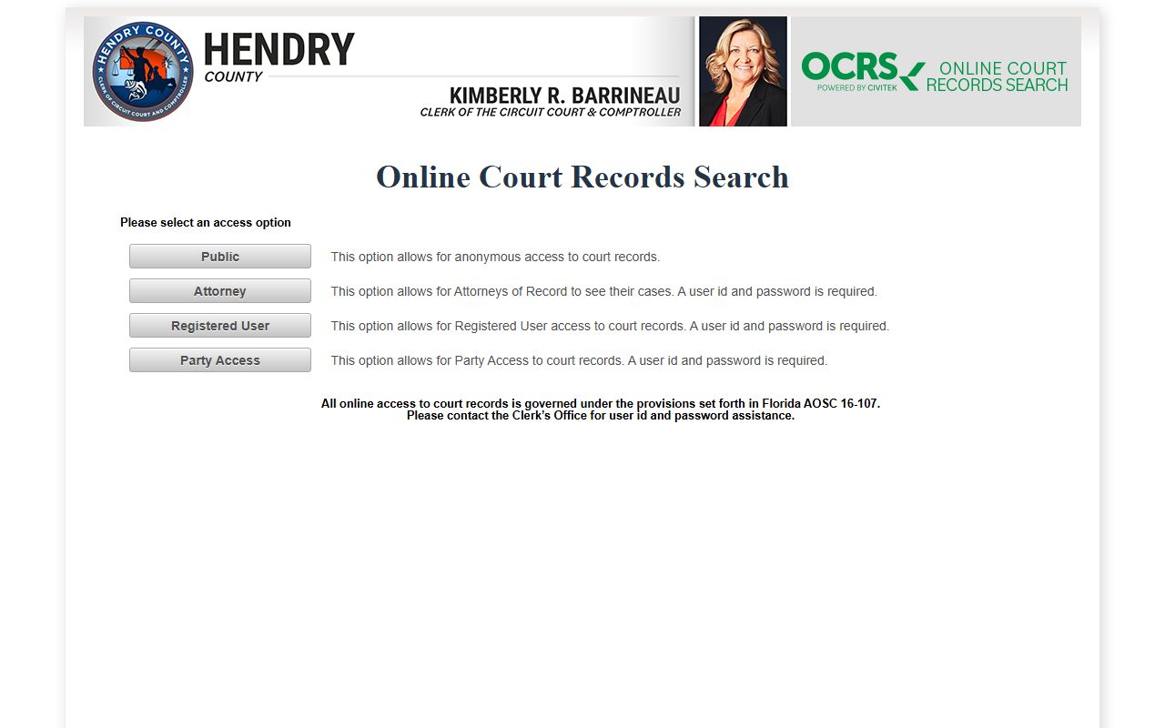 Hendry County Court Records