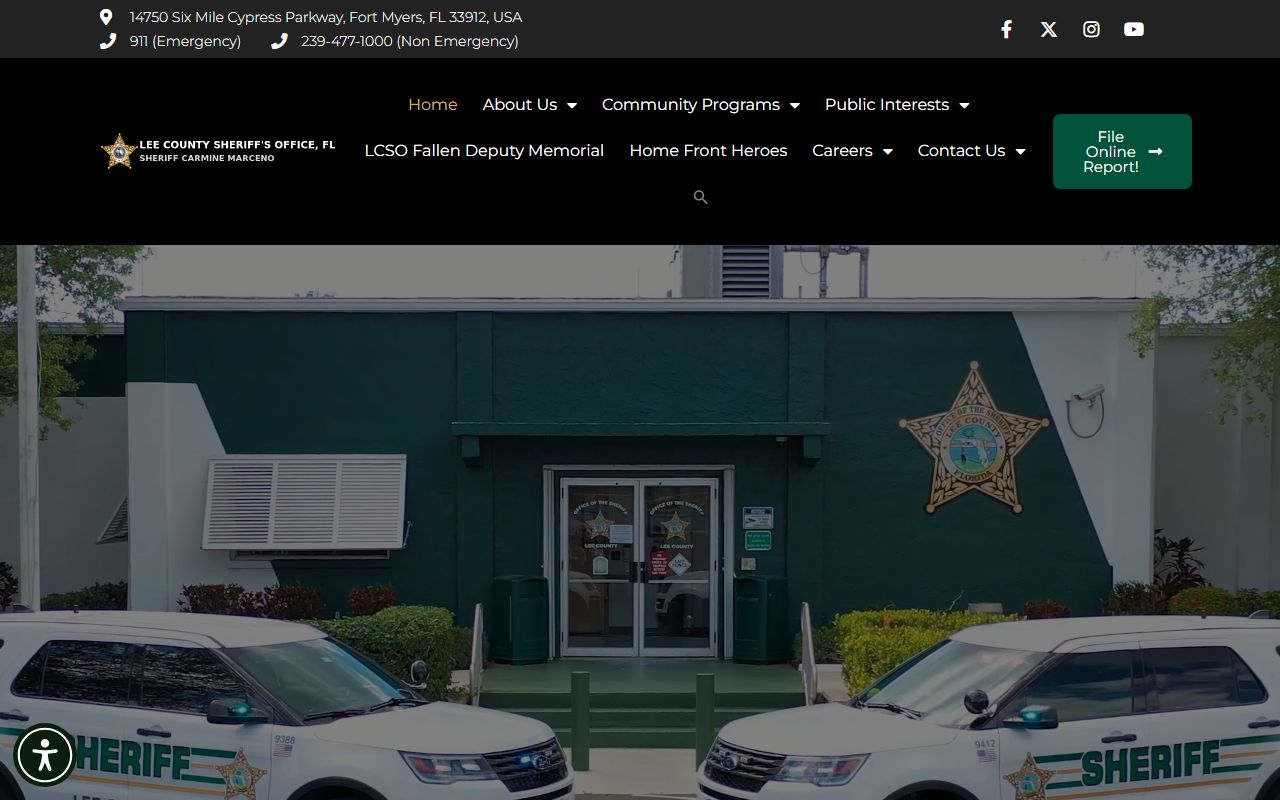 Lee County Sheriff's Home