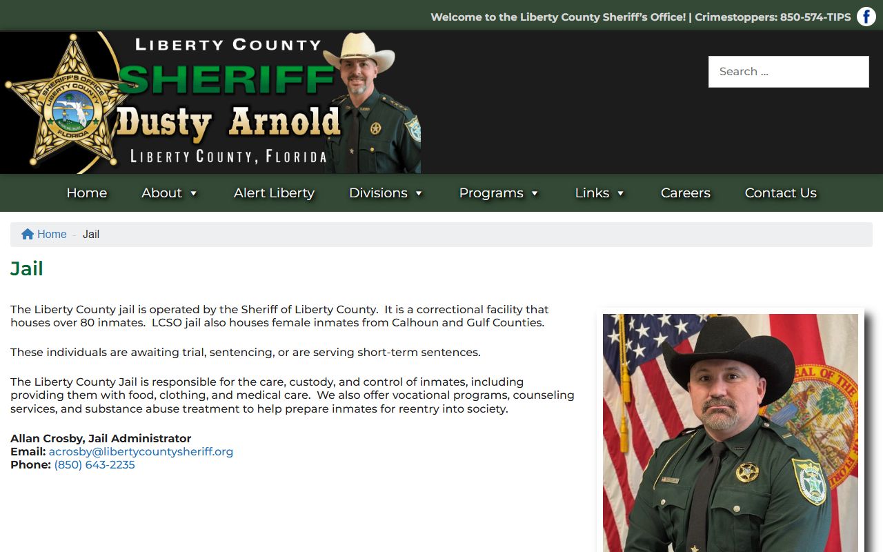 Liberty County Jail Info