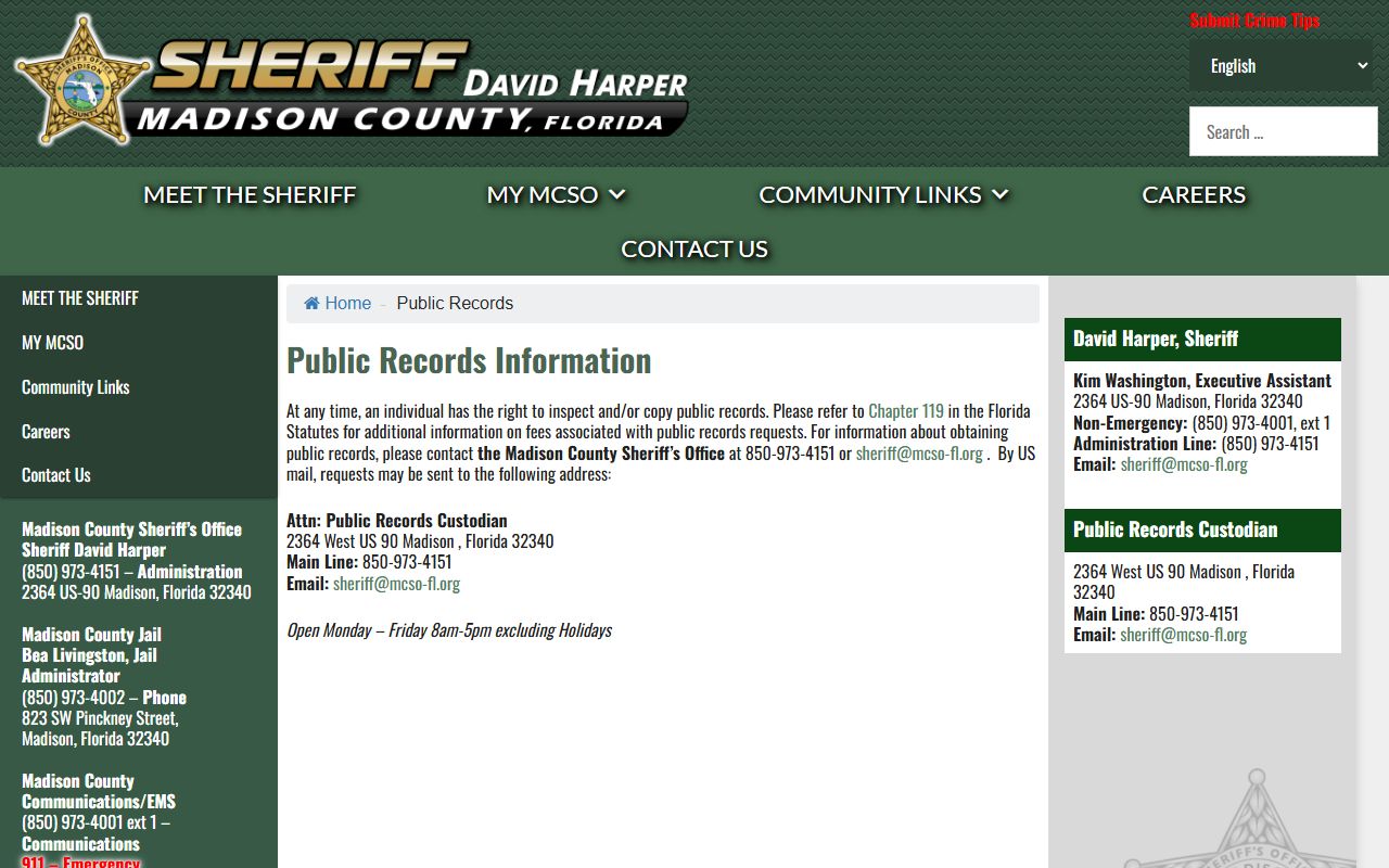 Madison County Public Records