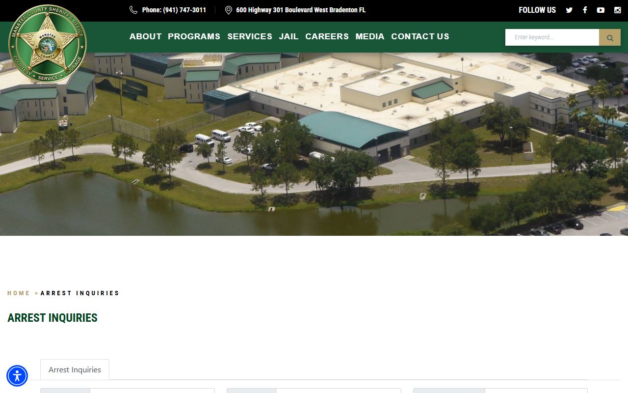 Manatee County Arrest Inquiries