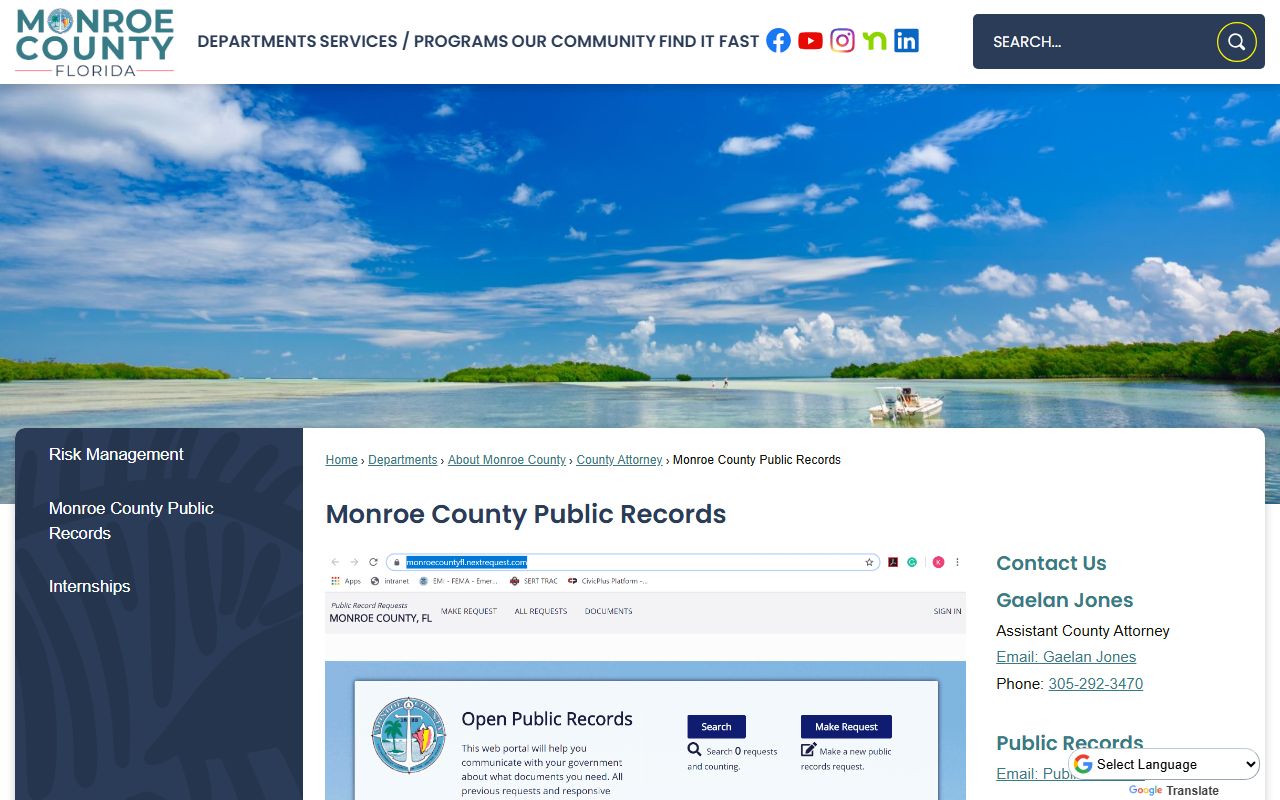 Monroe County County Records Portal